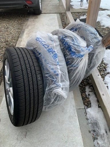 値下げ【ほぼ新品】マツダCX5純正アルミホイール付夏タイヤ4本セット