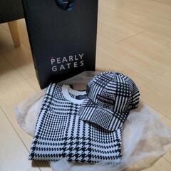新品 PEARLY GATES パーリーゲイツ 春先ニット帽子
