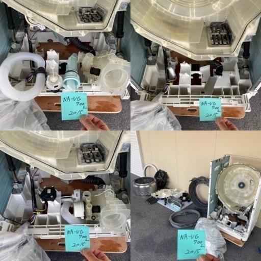 分解洗浄済み！送料設置無料！内部サービスホース新品！ドラム式洗濯機