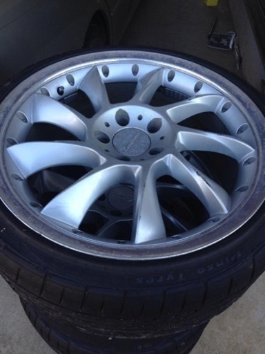 19インチ　ロリンザータイプホイール　タイヤ付き