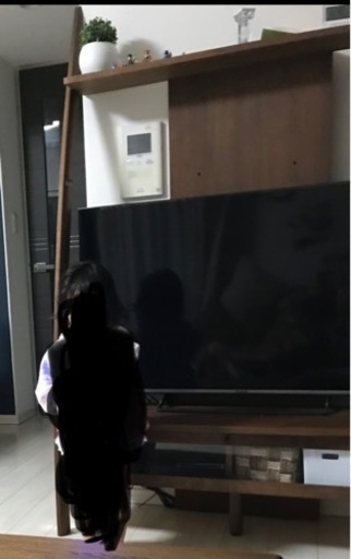 ウォールナット　無垢材　TVボード　TV台