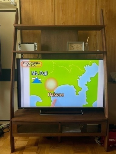 ウォールナット　無垢材　TVボード　TV台