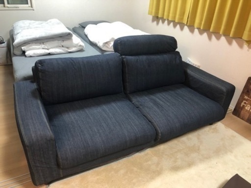 ソファ　無印良品　2.5シーター　フェザー