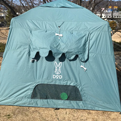 ☆中古品☆ オマケ付き☆おうちテント（ブルーグレー） T4-825