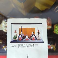 ［ご予約］５人飾　ケース入　安土雛　一秀作の画像