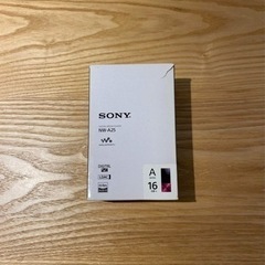 【美品】NW-A25 SONY ウォークマン、赤レッド