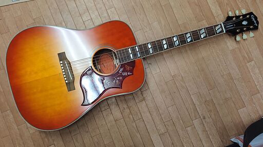 【値段交渉可】Epiphone Masterbilt Hummingbird / Aged Cherry Sunburst エレアコ