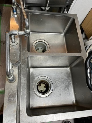 値下げ！ 35,000円→20,000円 2層シンク 業務用 中古