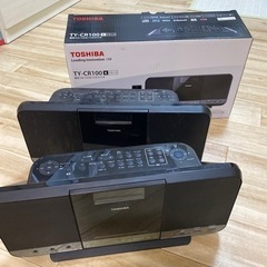 東芝　TY-CR100 2台　ジャンク品