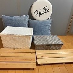 クッション、箱、スノコ、フロアマット