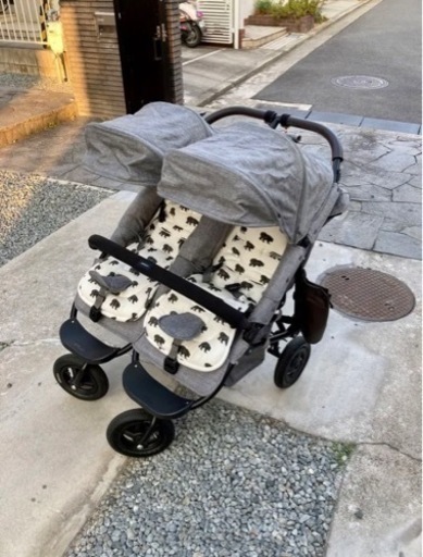 ココダブル　エアバギー　2人乗り　ベビーカー