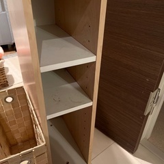 【お値下げ】アイリスオーヤマ　棚　ボックスとセットです。の画像