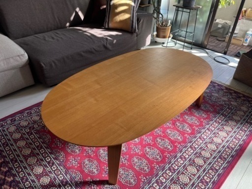 〈お渡し先決まりました〉無印良品　楕円型こたつ