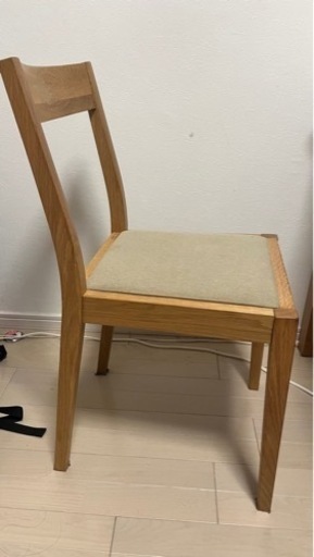【決まりました】無印良品のダイニングチェア2個