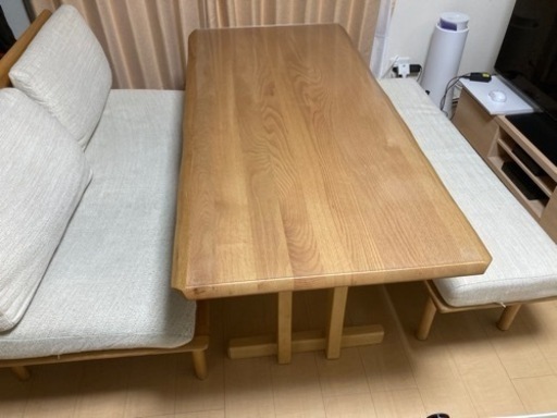 ニトリ　オークエスト　美品　椅子一つのみカバー使用感あり