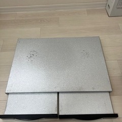 値下げしてます！美品！パロマ ガステーブル＋スライドテーブル＋ガスホースの画像