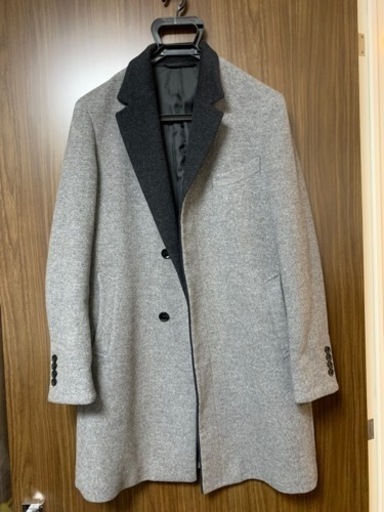 【値下げしました】ロングコート　ウール　メンズ　ファッション性　美品