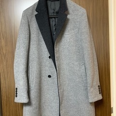 【値下げしました】ロングコート　ウール　メンズ　ファッション性　美品