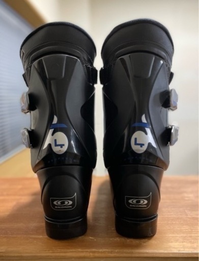 【spy5】SALOMON サロモン PERFORMA スキーブーツ 27.0〜27.5cm ブラック×シルバー ブルーポイント 美品