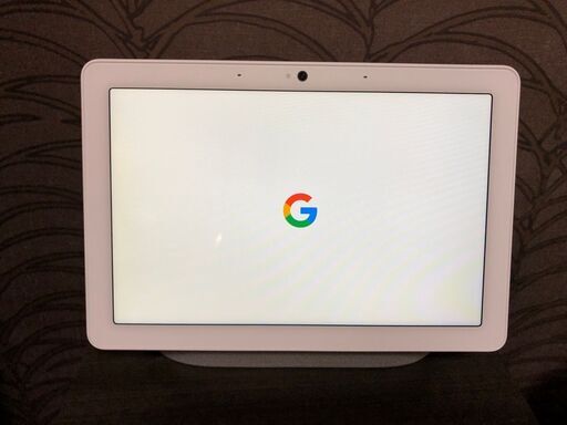 再度値下げしました　Google nest hub max（白色）ほぼ新品　2022年9月購入　初期化済