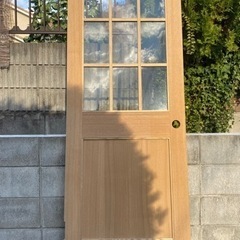 ★3月いっぱいで終了予定。最終値下げ★【室内ドア】無垢の木のドア...