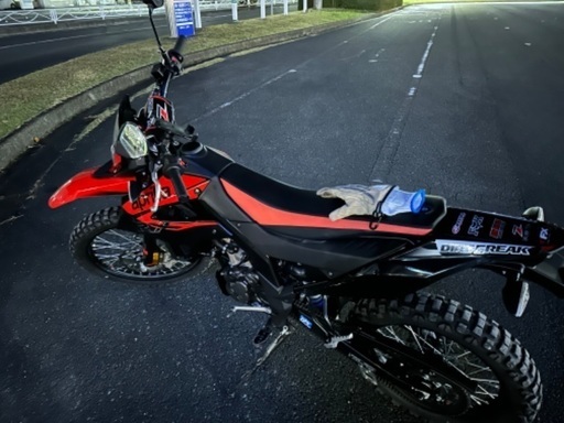 低走行RX125ブロックタイヤLEDアンダーミラー 低走行RX125ブロックタイヤLEDアンダーミラー