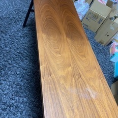 ニトリ　ダイニングチェア　ベンチ　ウォルブの画像