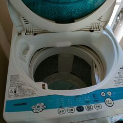 【引取限定】東芝　5kg　全自動洗濯機　STAR CRYSTAL DRUM【発送は出来ません。】の画像