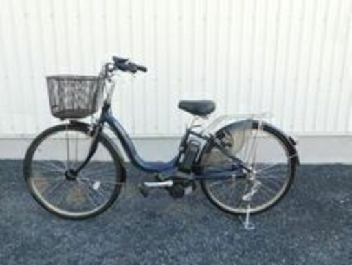 2015年モデル 子供乗せ対応! ヤマハ PAS ナチュラL PA26NL アースブルー 8.7Ah 新品サドルに交換 スイッチカバープレゼント! 車体＆バッテリー極めて良好! 自578