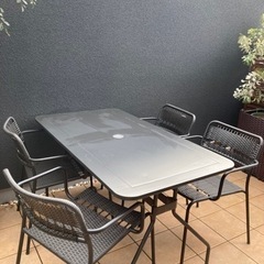 受け渡しが決まりました。IKEA屋外用ダイニングセットの画像