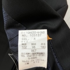 【2着セット】メンズスーツ上下セットの画像