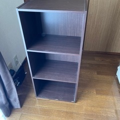 カラーボックス（茶色）決まりました