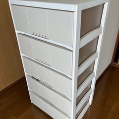 5段プラスチック収納 決まりました