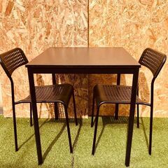  11626 IKEA 二人掛けダイニングテーブルセット　   ...