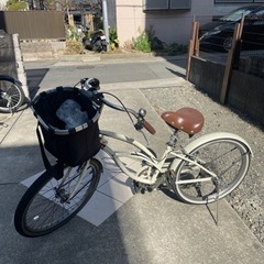 サーフボード用キャリア付き国産自転車