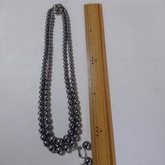 二連ネックレス・イヤリング  セットの画像