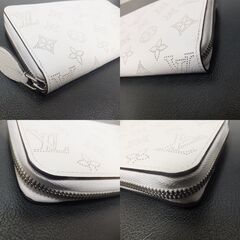 ルイヴィトン 長財布 ジッピーウォレット マヒナ ブリュームローズ M80314の画像