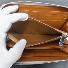 ルイヴィトン 長財布 ジッピーウォレット マヒナ ブリュームローズ M80314の画像