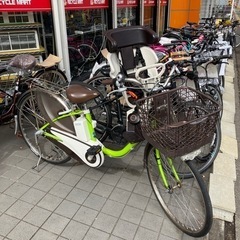 🚲子供乗せ付き🚲Panasonic 26インチ電動アシスト付き自...