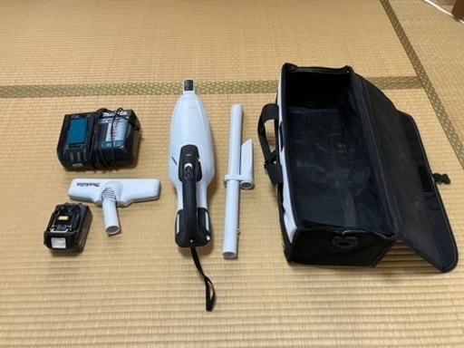 全て純正　マキタ　18V  掃除機　バッテリー　充電器付き