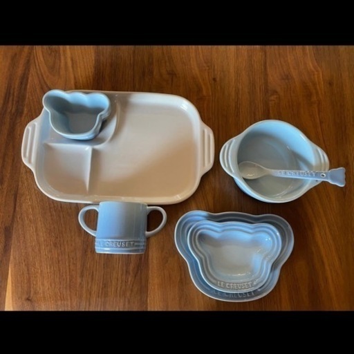 ベビー・テーブルウェア・セット コースタルブルー LE CREUSET ル・クルーゼ お食い初め テーブルウェア 食器