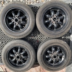クラシックミニクーパー 12インチ 黒ホイール 