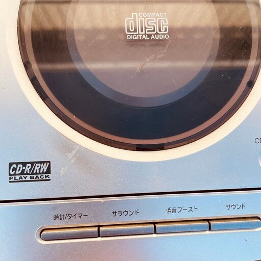  11200 SANYO CDカセットコンポ   ?2月18、19日大阪～神戸方面 条件付き配送無料！?    