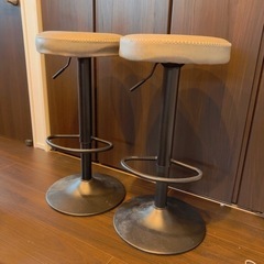 バーチェア カウンターチェア 2個セット