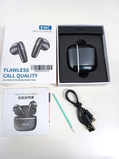 ENC T19 Bluetooth ワイヤレスイヤホン