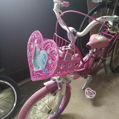 プリキュア自転車の画像