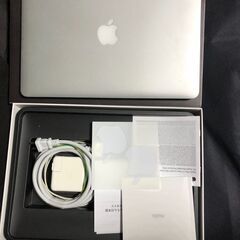 「MacBook Air 13インチ Mid 2011 MC966J/A」MacOS(Mojave)＆Office2019とWin10 Home＆Office2010もインストール済で選択起動可能 / 小型軽量薄型モバイルノートPC / Core i5 / SSD-256GB / メモリーは４GB / Webカメラ / Bluetooth / 無線LAN / バッテリー使用可 / 箱入中古品の画像