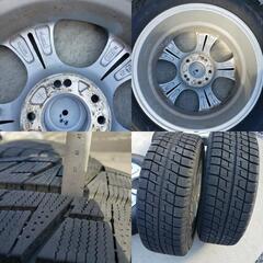 残溝8mm 状態良好 スタッドレスタイヤ ブリヂストン BLIZZAK REVO 2 205/65R16 16インチ
4本セット ホイール VAGGIO 16×7Jの画像