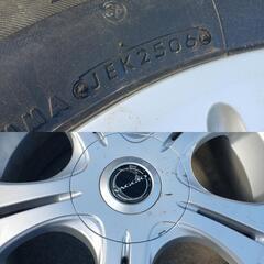 残溝8mm 状態良好 スタッドレスタイヤ ブリヂストン BLIZZAK REVO 2 205/65R16 16インチ
4本セット ホイール VAGGIO 16×7Jの画像