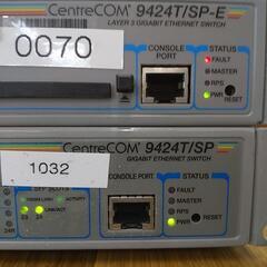 ギガビットイーサネット･スイッチ  CentreCOM 9424T/SPとSP-E  2台の画像